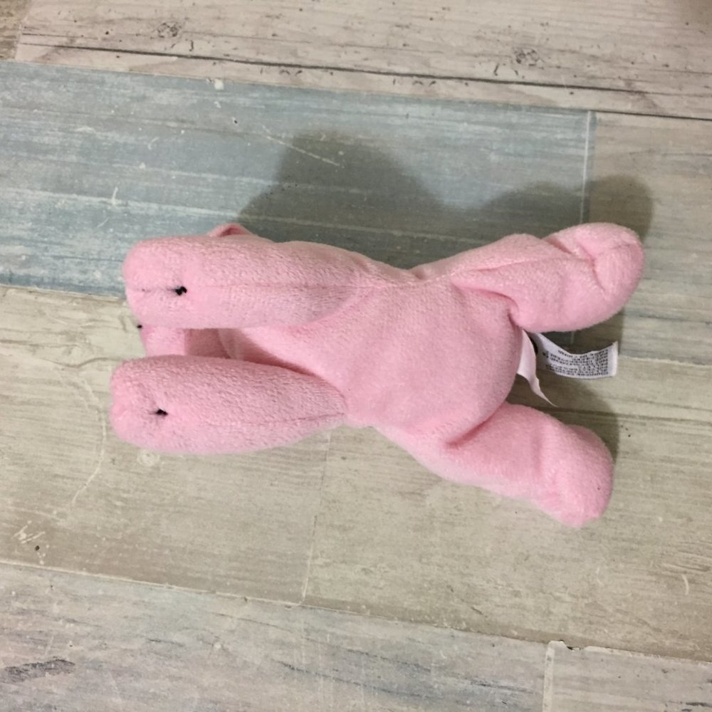 Unipak Pink Plush Pig Toy, Stuffed Animal 6 1/2" - Picture 4 of 6